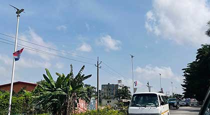 City Slow-Lane Lighting in Ghana: RS-SL200P Deployment
