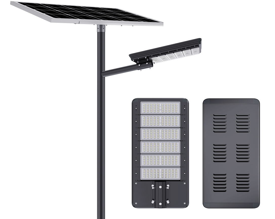Solar Street light- detail showcase